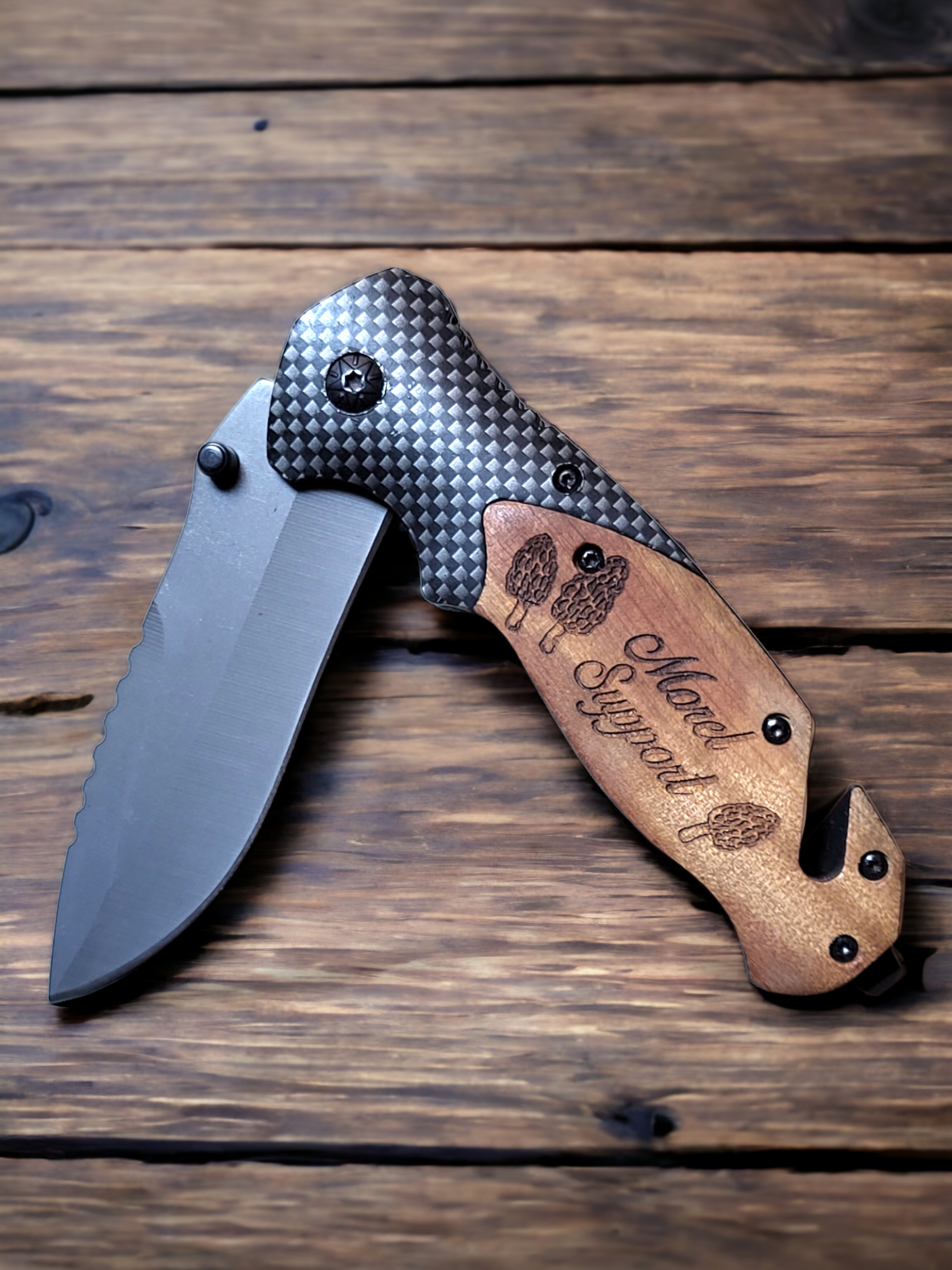 Morel Support Pocket Knife